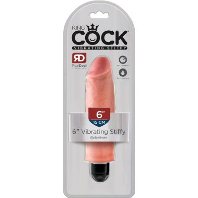 Pipedream King Cock 6″ Vibrating Stiffy vodotěsný realistický 15 cm – Zbozi.Blesk.cz