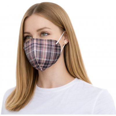 Balerina nano respirátor FFP2 PFHM731 Pink karo – Zboží Dáma