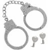 SM, BDSM, fetiš Taboom Diamond Wrist Cuffs Silver