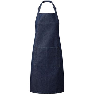 Premier Workwear Pracovní zástěra za krk s kapsou PR154 Indigo Denim 72 x 86 cm – Hledejceny.cz