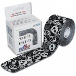 BB Tape Kineziologické tejpy Lebky černá 5cm x 5m