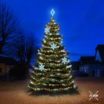 DECOLED LED světelná sada na vánoční stromy vysoké 6-8 m teplá bílá s Flash ledové dekory EFD05 – Hledejceny.cz