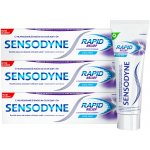 Sensodyne pro citlivé zuby Rapid 3 x 75 ml – Zboží Mobilmania