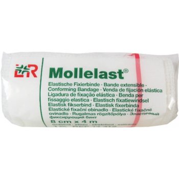 Mollelast obinadlo elastické fixační 8cm x 4m 1 ks