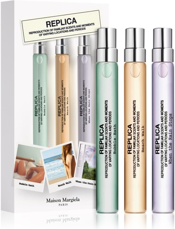 Maison Margiela Replica When the Rain Stops EDT 10 ml + Replica Beach Walk EDT 10 ml + Replica Bubble Bath EDT 10 ml