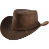 Klobouk Randol ´s Westernový klobouk Antique kožený hnědý