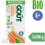 Good Gout Bio Pyré z máslové dýně a mrkve 2 x 190 g – Zbozi.Blesk.cz