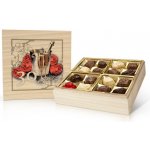 Selllot Narozeniny 30 let belgické pralinky v dřevěné dóze 400 g – Zboží Dáma