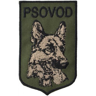NAVYS Nášivka znak PSOVODA ZELENÁ – Zboží Dáma