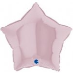 GRABO fóliový balónek Hvězda růžová pastel 18" 46cm nafukovací – Sleviste.cz