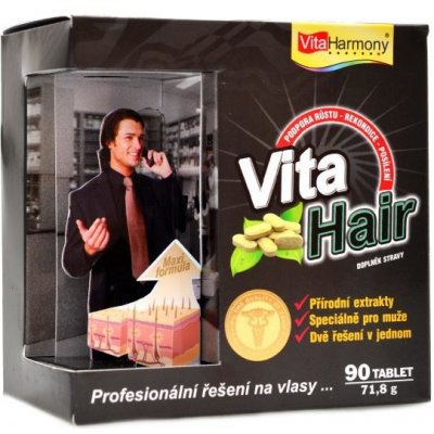 VitaHarmony Vita Hair vlasový stimulátor pro muže 90 kapslí – Hledejceny.cz