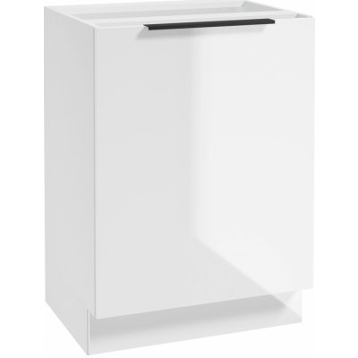 Deftrans Spodní kuchyňská skříňka Belluno 1D1Z, bílá, 60 x 84 x 49 cm – Zboží Dáma