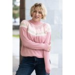 Italy fashion Kašmírový svetr JUSTÝNA Červená – Hledejceny.cz