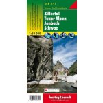 freytag & berndt - Turistická mapa F&amp amp B 151 Zillertal – Hledejceny.cz