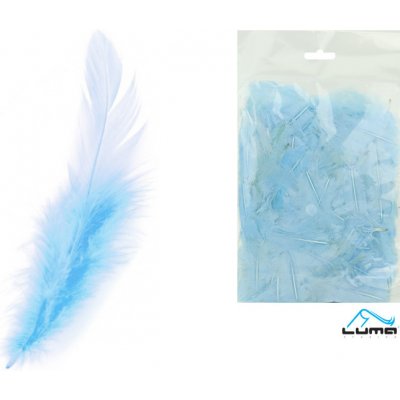 Peří barevné 10 gr. světle modré LUMA – Hledejceny.cz