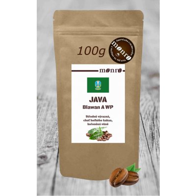Monro JAVA BLAWAN ESTATE A WP KÁVA ARABIKA zrnková 0,1 kg – Hledejceny.cz