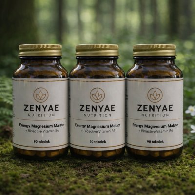 ZENYAE Magnesium Malate + B6 Doplněk stravy 3× 90 tobolek – Hledejceny.cz
