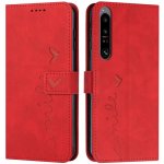 VSECHNONAMOBIL 55074 ART SMILE Peněženkový kryt se šňůrkou Sony Xperia 1 IV 5G červený – Zboží Živě
