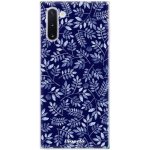 Pouzdro iSaprio Blue Leaves Samsung Galaxy Note 10 – Zboží Mobilmania