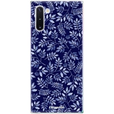 Pouzdro iSaprio Blue Leaves Samsung Galaxy Note 10