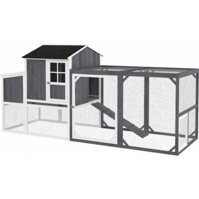 PawHut Kurník pro slepice 236,5 x 91 x 114 cm – Sleviste.cz