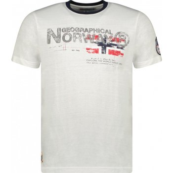 Geographical Norway tričko pánské JISLAND SS men 100 bílá
