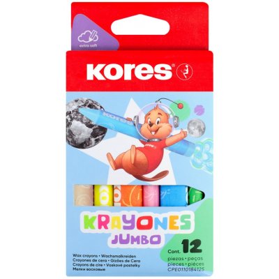 Kores Voskovky Krayones Jumbo 12 ks trojhranné – Hledejceny.cz