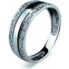 Prsteny Steel Edge prsten stříbrný se zirkony 1773