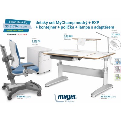 Mayer dětský set MyChamp modrý Uniq – Sleviste.cz