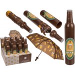 61-1844 deštník ve tvaru pivní láhve hnědý – Zboží Dáma