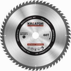 Kreator KRT020437 Pilový kotouč na dřevo 235mm 60T