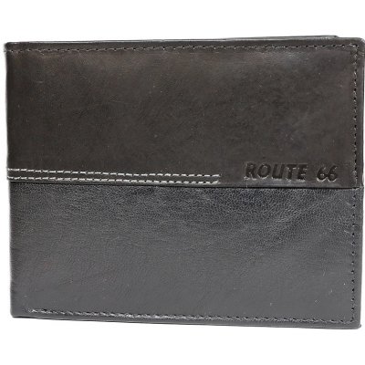 Route 66 Pánska kožená peňaženka čierna 1916 J1 – Zboží Mobilmania