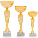 Pohár EKONOM výška 29 cm zlatý/stříbrný – Sleviste.cz