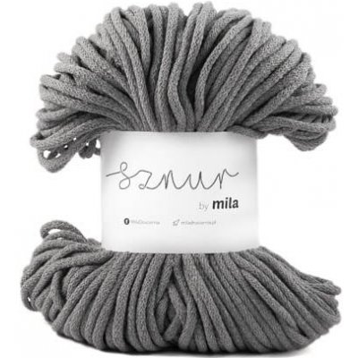 Bavlněná šňůra MILA 3mm - Šedá tmavá/P04 – Zboží Dáma