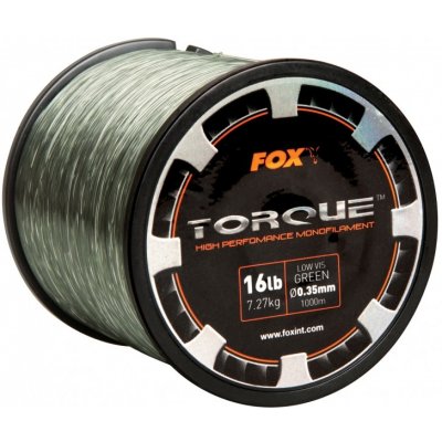 Fox International Torque Carp Line Low Vis Green 1000m 0,33mm 5,91kg – Hledejceny.cz