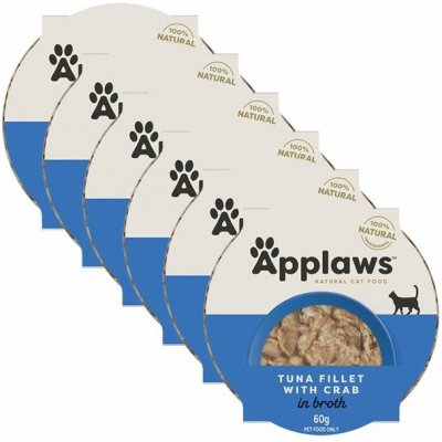 Applaws Vanička s tuňákem a krabem ve vývaru 6 x 60 g – Hledejceny.cz
