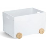 VELKÝ DŘEVĚNÝ BOX NA HRAČKY NA KOLEČKÁCH – Sleviste.cz