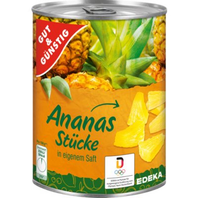 G G Kousky ananasu ve šťávě 565 g – Zboží Dáma