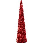 Veliký červený lesklý vánoční strom Sparkling XL – 40*40*180 cm - J-Line by Jolipa – Hledejceny.cz