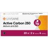 Podpora trávení a zažívání Livsane Active Carbon 250 20 tabliet