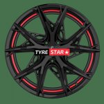 Keskin KT24 8,5x19 5x112 ET45 black red inside | Zboží Auto