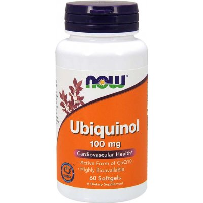 NOW foods Ubiquinol 100 mg 60 kapslí