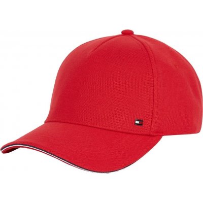 TOMMY HILFIGER Elevated Corporate Cap AM0AM05763 Červená