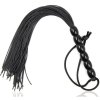 SM, BDSM, fetiš Ohmama Fetish Ribbed Silicone Handle Flogger