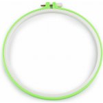 Vyšívací kruh plastový - Ø19,3 cm zelená sv. – Zboží Dáma