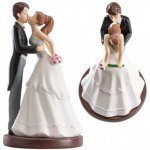 Svatební figurka na dort polibek 16cm Dekora – Zboží Mobilmania