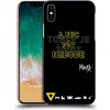 Pouzdro a kryt na mobilní telefon Apple Pouzdro Picasee ULTIMATE CASE Apple iPhone X/XS - Kazma - TOHLE JE ŽIVOT A NIC VÍC NEBUDE