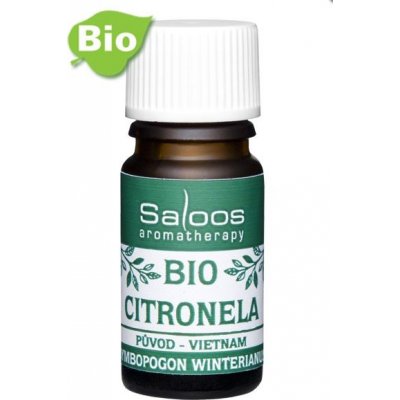 Saloos Esenciálny olej BIO citronela 5 ml – Zbozi.Blesk.cz