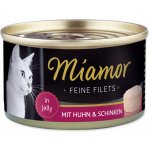 Miamor Feine Filets kuře & šunka 100 g – Zboží Mobilmania