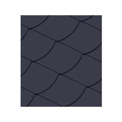 Cedral structur čtverec s obloukem 300 x 300 mm pravý modročerná – Zboží Mobilmania
